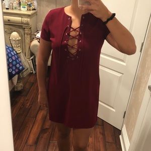 Maroon dress